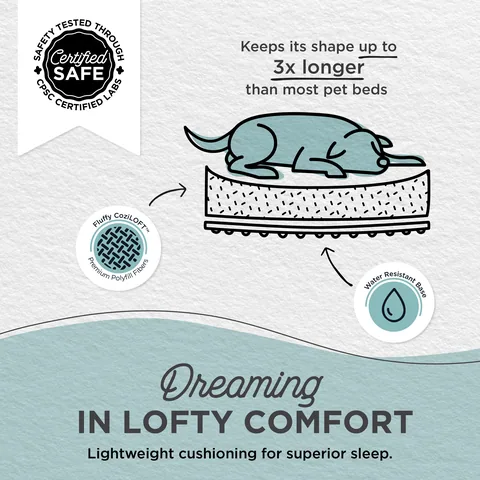 Best Friends by Sheri Patterned Lux Donut Bed – Gray, 58 cm 3