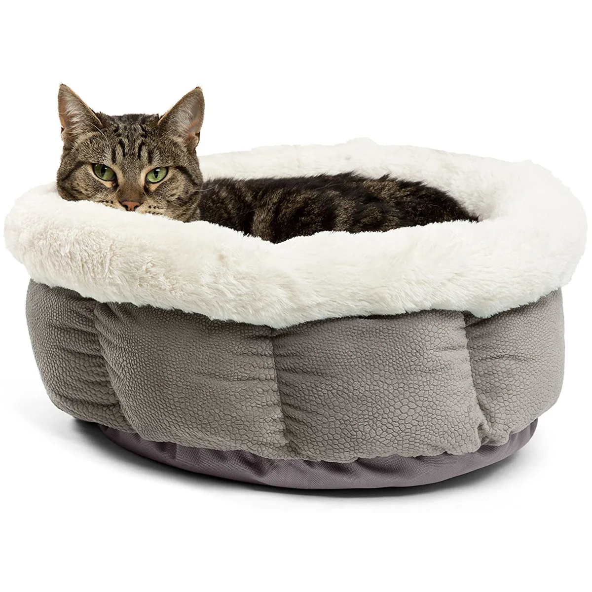 Best Friends by Sheri Cuddle Cup Ilan 宠物窝（灰／Mini）