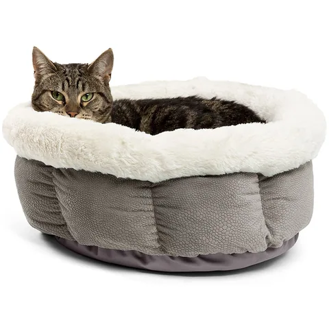 Best Friends by Sheri Cuddle Cup Ilan 寵物窩（灰／Mini）