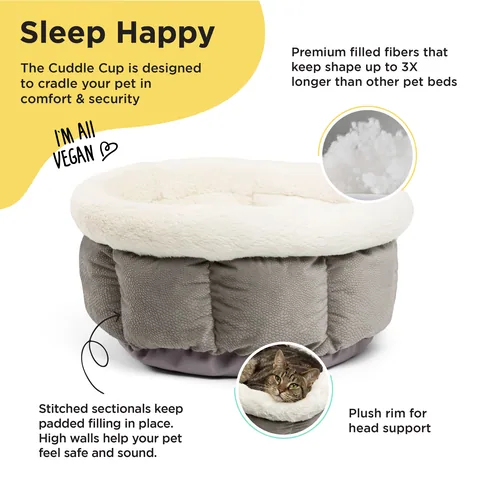Best Friends by Sheri Cuddle Cup Ilan – Gray, Mini 2
