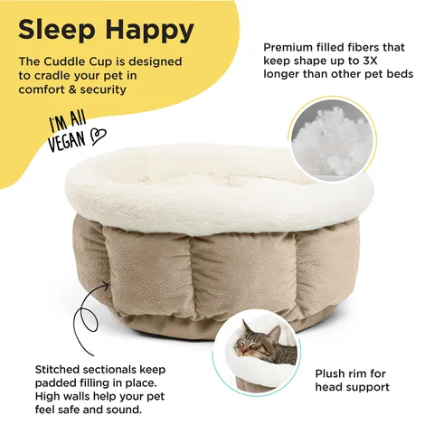 Best Friends by Sheri Cuddle Cup Ilan – White, Mini 2