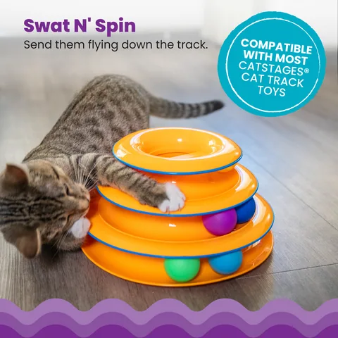 Catstages Tower of Tracks 替換球 6 入組（多色） 3