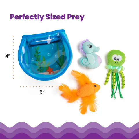 Catstages Hide & Seek Fish Bowl 躲貓貓魚缸貓玩具（藍） 5