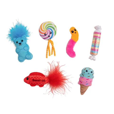 Catstages Kitty Sweet Treats – Multicolor, 6-Pack