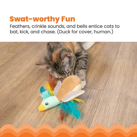 Catstages Flapperz Duck 貓薄荷鴨子玩具（棕） 2