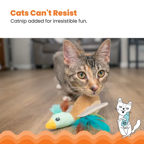 Catstages Flapperz Duck 貓薄荷鴨子玩具（棕） 4