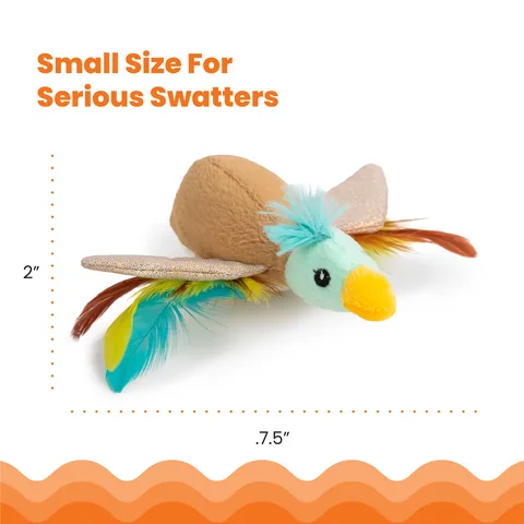 Catstages Flapperz Duck 貓薄荷鴨子玩具（棕） 5
