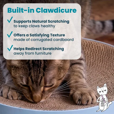 Catstages Scratch & Cuddle 貓抓板躺窩（深藍） 3