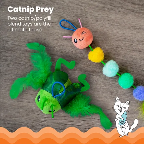 Catstages Tail Teaser Ground Prey 逗貓棒（綠） 3