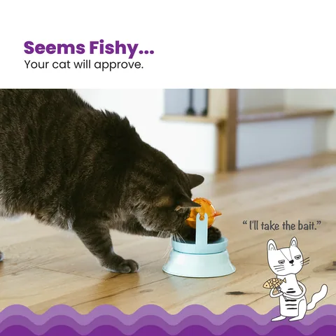 Catstages 2-in-1 Topper Treat Toy 二合一漏食玩具（藍） 2