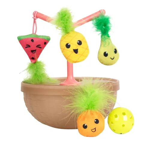 Catstages Hunt N' Wobble Fruit Bowl – Multicolor