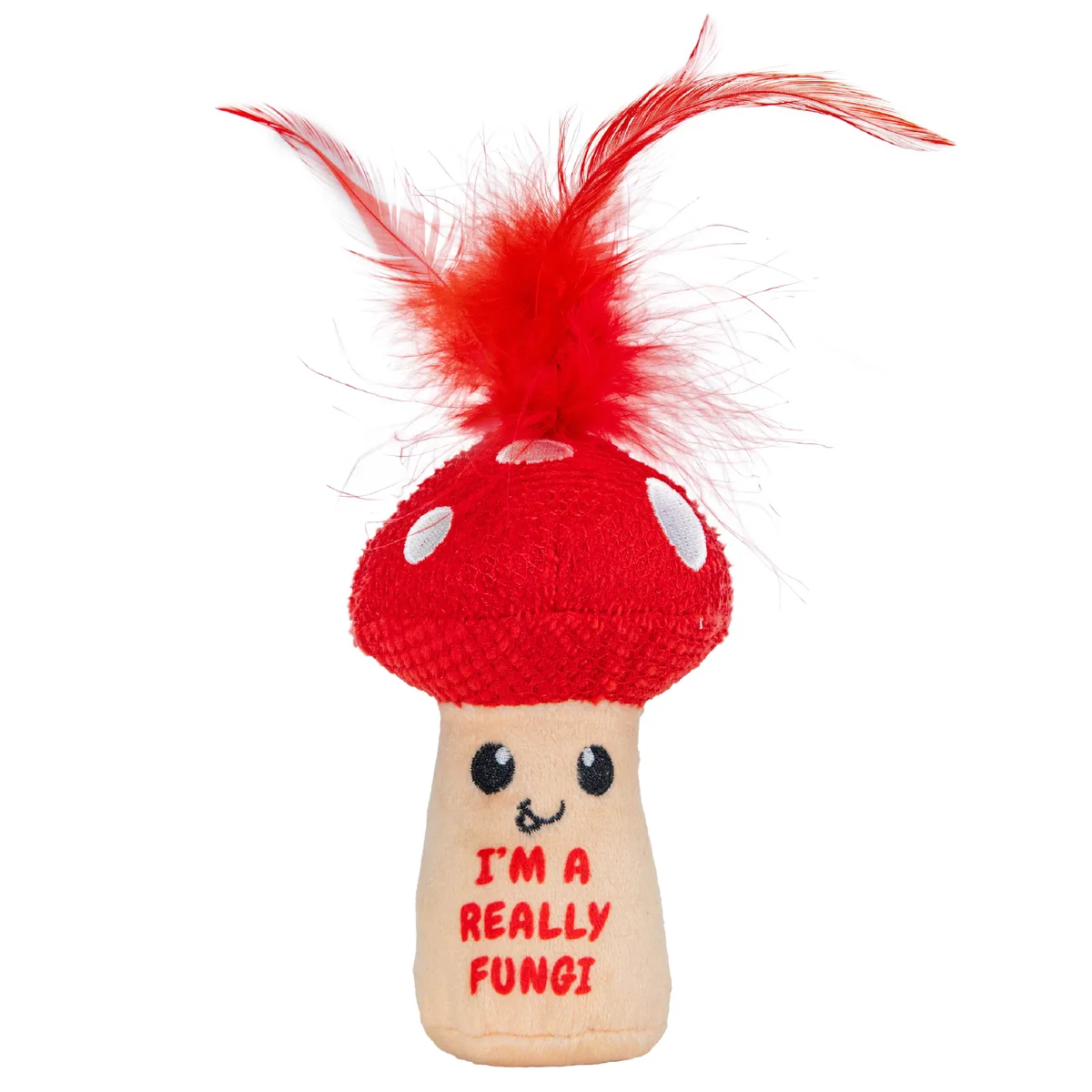 Catstages A Really Fungi Mushroom Kicker 蘑菇造型踢咬玩具（紅）
