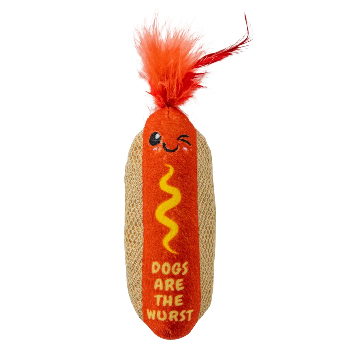 Catstages Hotdog Kicker 熱狗造型踢咬玩具（棕）