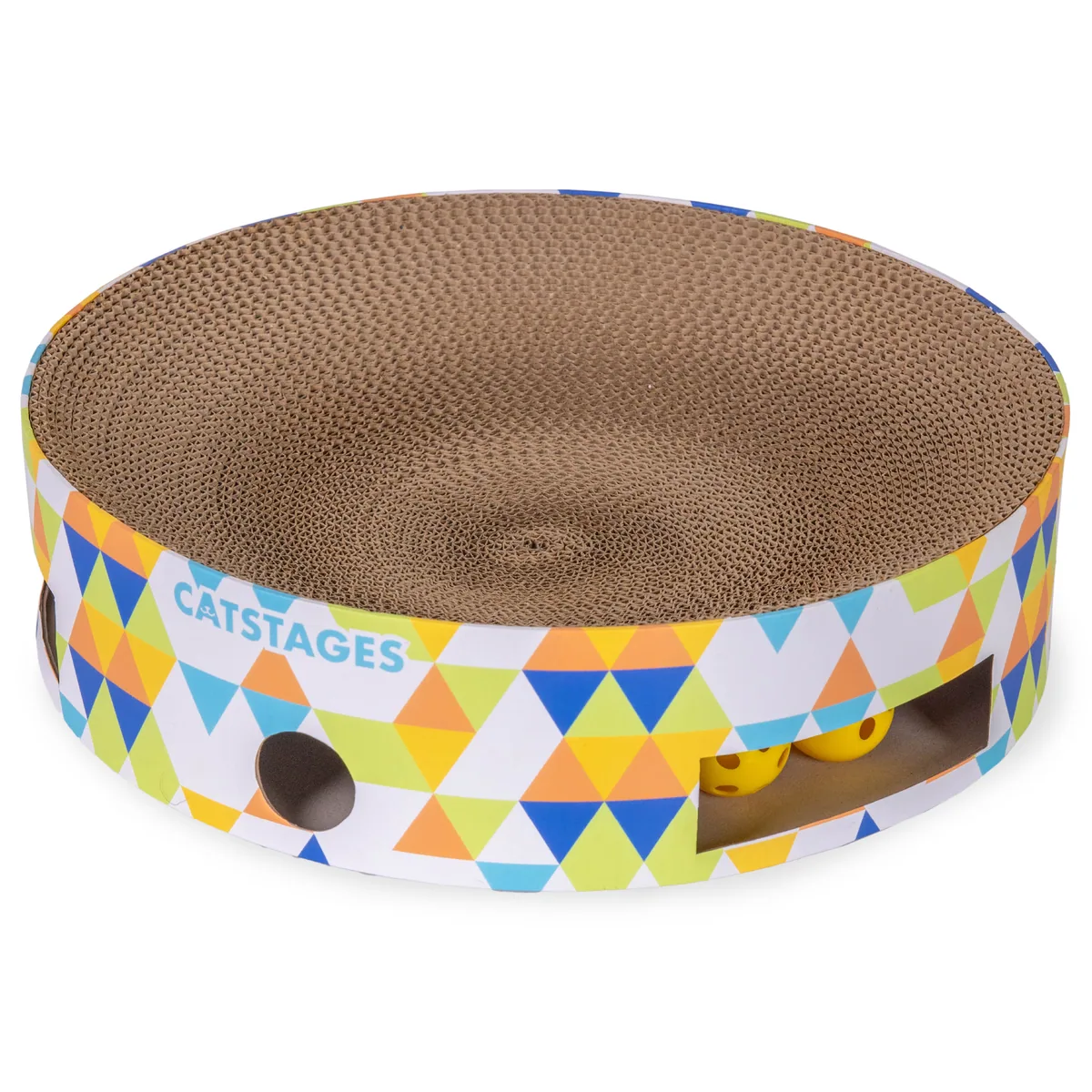 Catstages Ball N' Track Scratcher – Multicolor