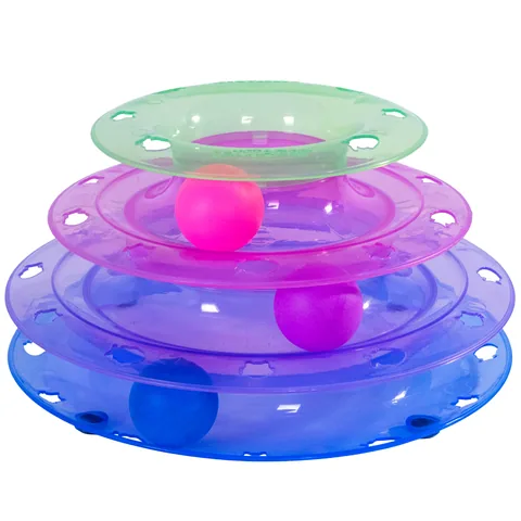 Catstages Meowsome Tower of Tracks – Multicolor