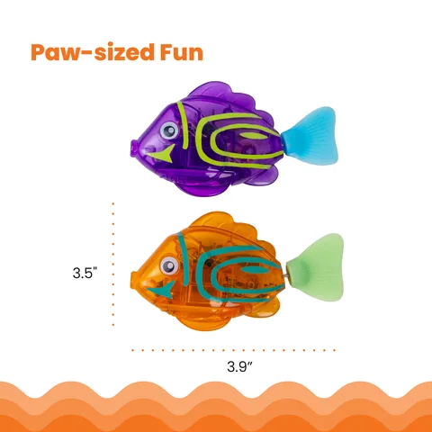 Catstages Meow-Smerizing Fish 電動悠遊魚玩具2入（多色） 5