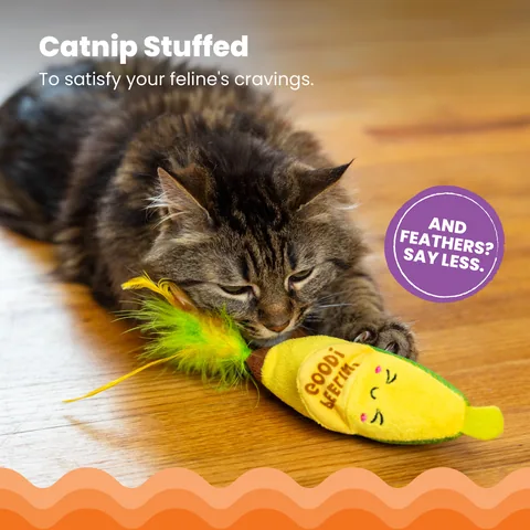Catstages Peelin' Good Banana Kicker 貓咪香蕉踢踢玩具（黃） 3