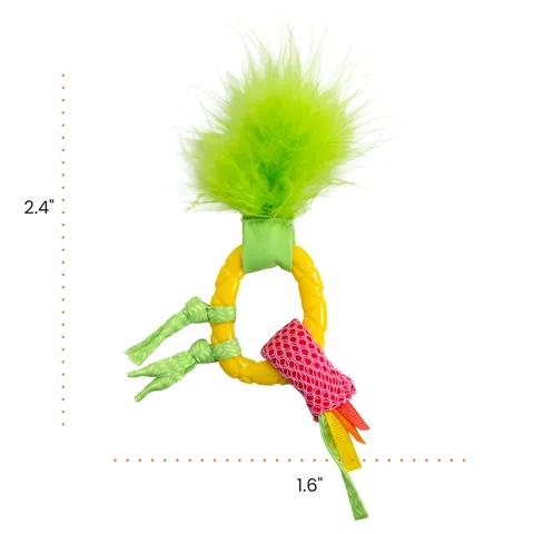 Catstages Dental Pineapple Teether 貓咪潔牙鳳梨固齒玩具（黃） 5