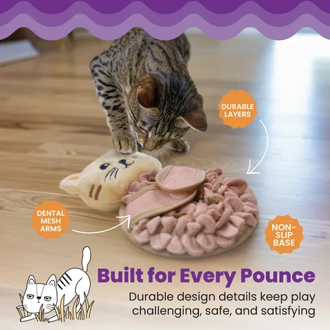 Catstages Snuffle Mat Cat – Pink 5