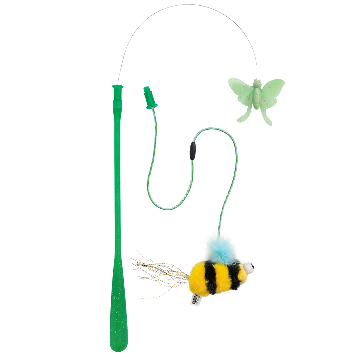 Catstages Flutter Bug Prey Wand 逗貓棒獵物玩具組（多色）
