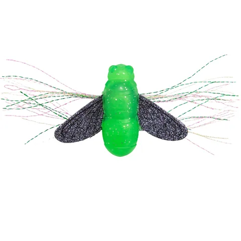 Catstages Squish Prey Fly Cat Toy – Green