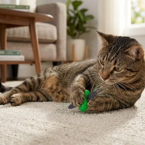 Catstages Squish Prey 蒼蠅造型貓玩具（綠） 5