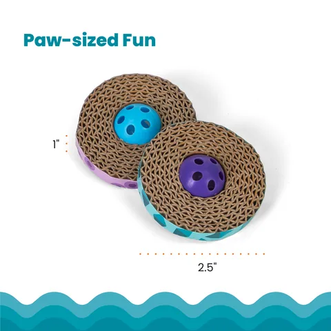 Catstages Spin & Scratch Cat Scratcher – Blue 5