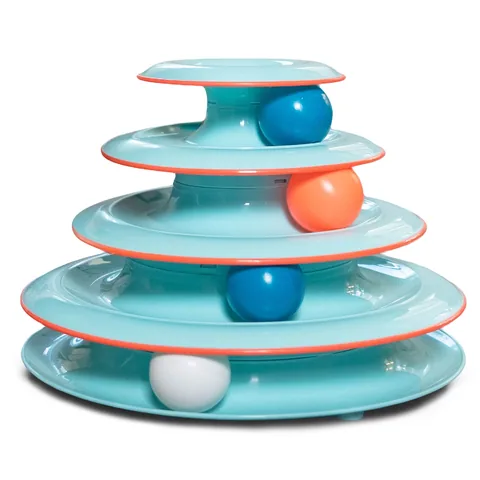 Catstages Chase Meowtain Cat Track Toy – Blue