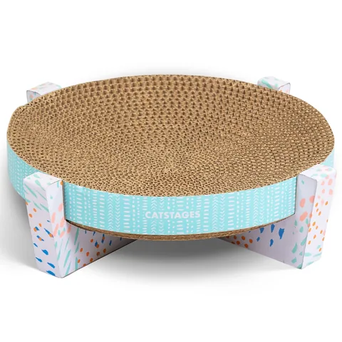 Catstages Scratch, Snuggle & Rest Cat Scratcher – Multicolor