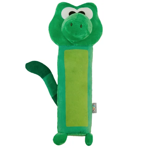 Charming Pet Bottle Bros Alligator Dog Toy – Green, Medium