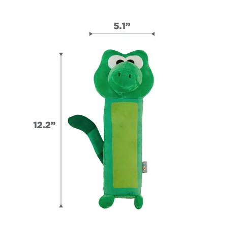 Charming Pet Bottle Bros 鱷魚造型聲響玩具（綠／M） 5
