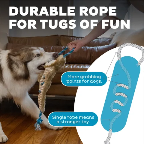 Charming Pet Ropes-A-Go-Go Sloth 樹懶造型繩結玩具（棕） 2