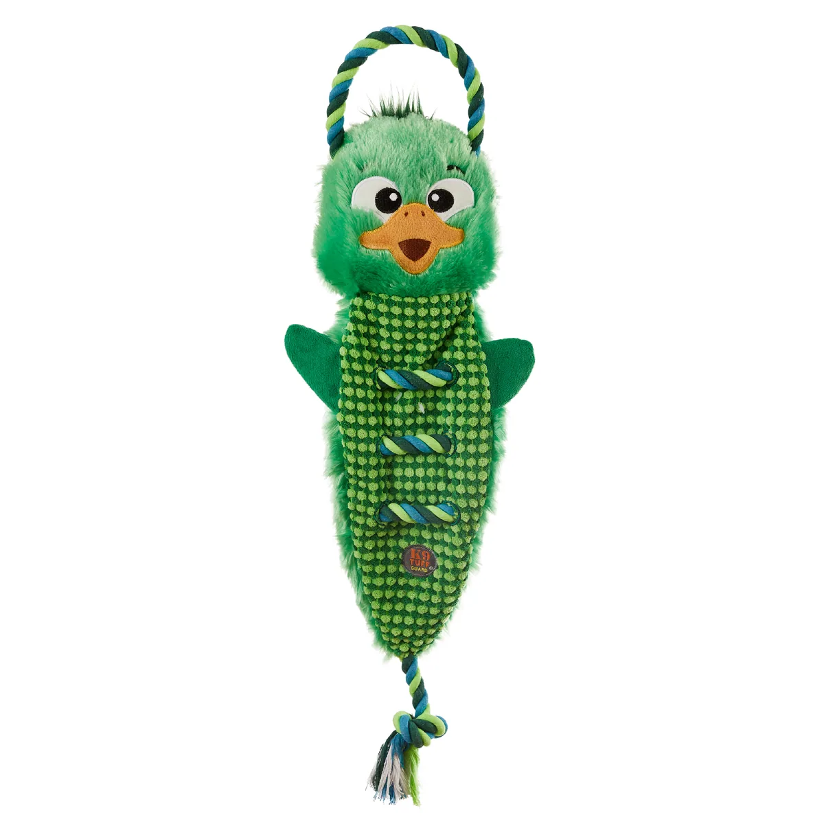Charming Pet Ropes-A-Go-Go Mallard 綠頭鴨造型繩結玩具（綠）