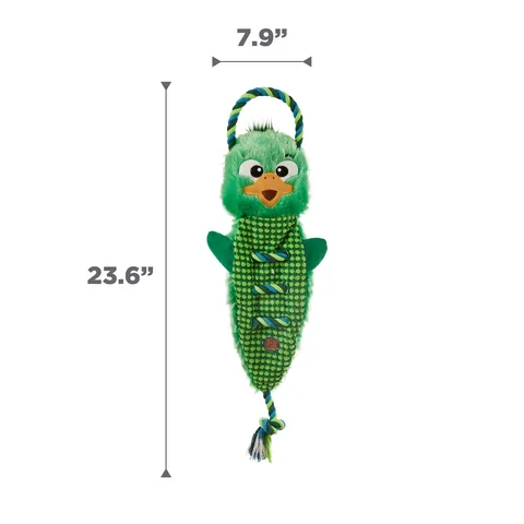Charming Pet Ropes-A-Go-Go Mallard 綠頭鴨造型繩結玩具（綠） 5