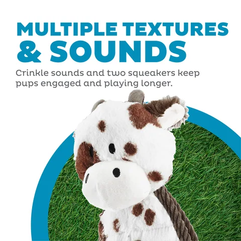 Charming Pet Cuddle Tugs Cow – Multicolor 4
