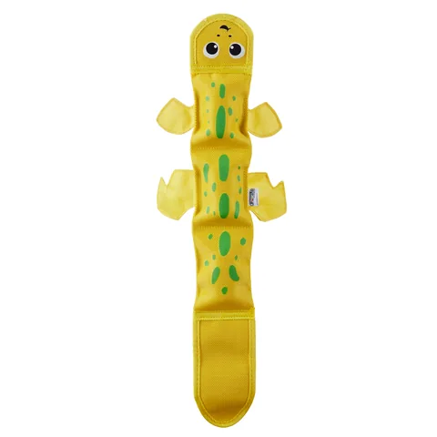 Outward Hound Firehose Lizard Dog Toy – Yellow, Large