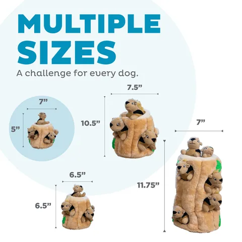 Outward Hound Hide A Squirrel 松鼠躲貓貓解謎玩具（棕／S） 5