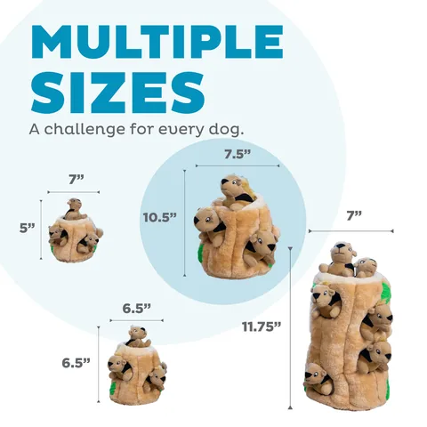 Outward Hound Hide A Squirrel 松鼠躲貓貓解謎玩具（棕／L） 5