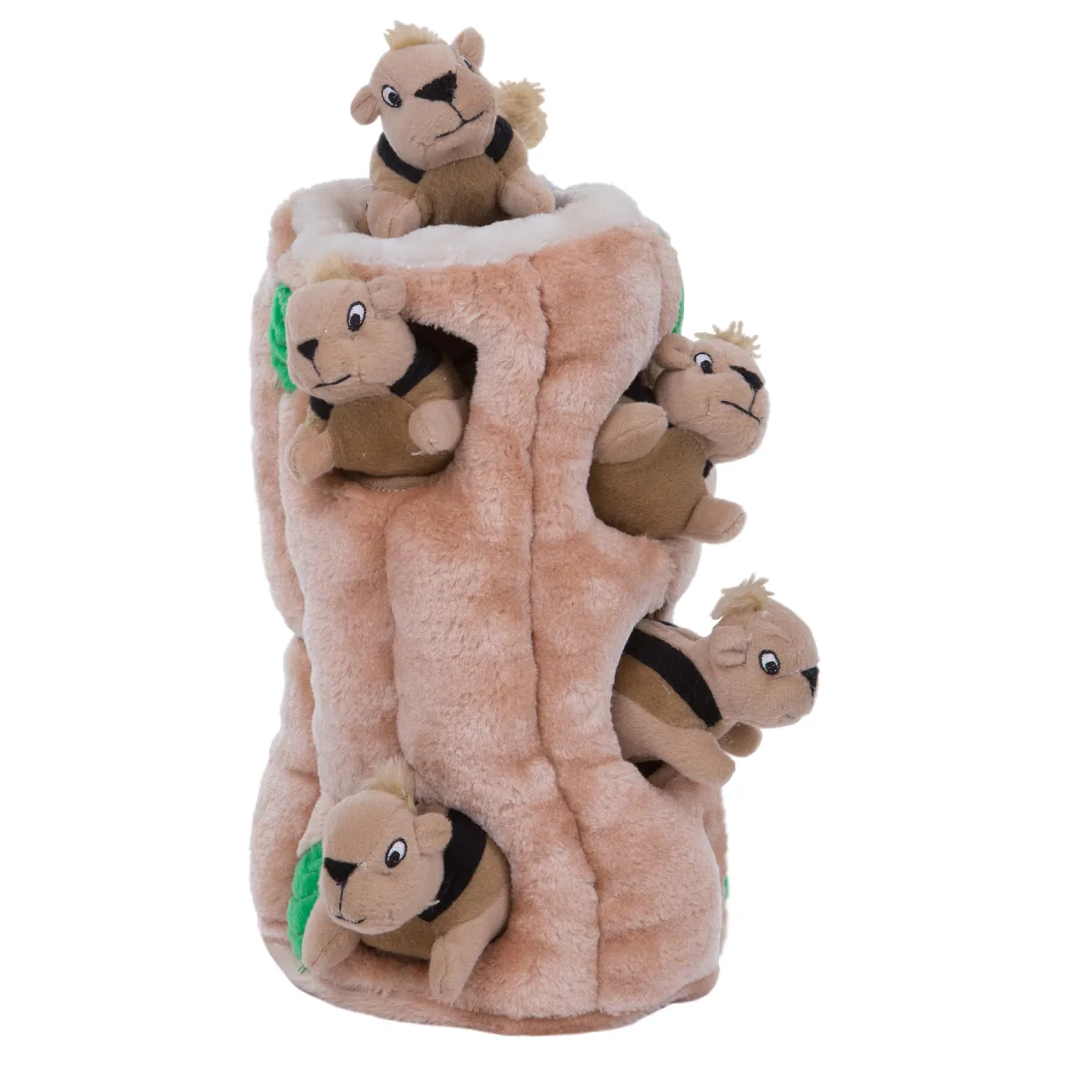 Outward Hound Hide A Squirrel 松鼠躲貓貓解謎玩具（棕／XL）