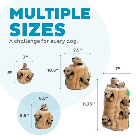 Outward Hound Hide A Squirrel 松鼠躲貓貓解謎玩具（棕／M） 5