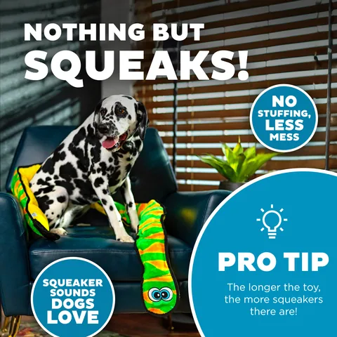 Outward Hound Durablez 蛇型耐咬玩偶（綠／XXL） 4