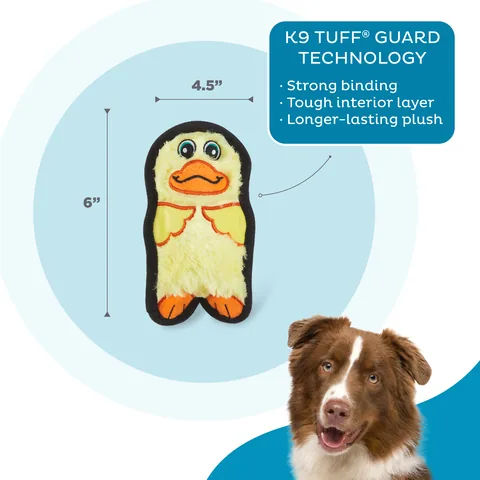 Outward Hound Durablez 鴨子造型耐咬玩偶（黃／XS） 3