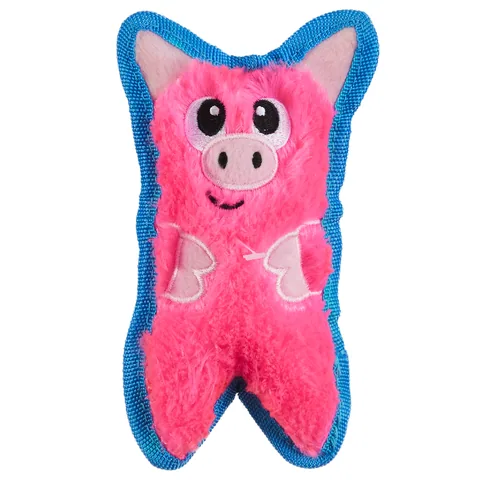 Outward Hound Durablez Pig Dog Toy – Pink, X-Small