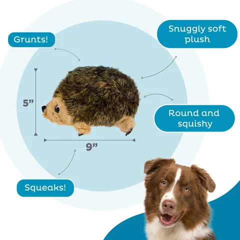 Outward Hound Hedgehogz 刺蝟絨毛玩偶（棕／M） 3