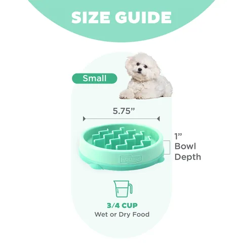 Outward Hound Fun Feeder Wave 慢食碗（薄荷綠／S） 5