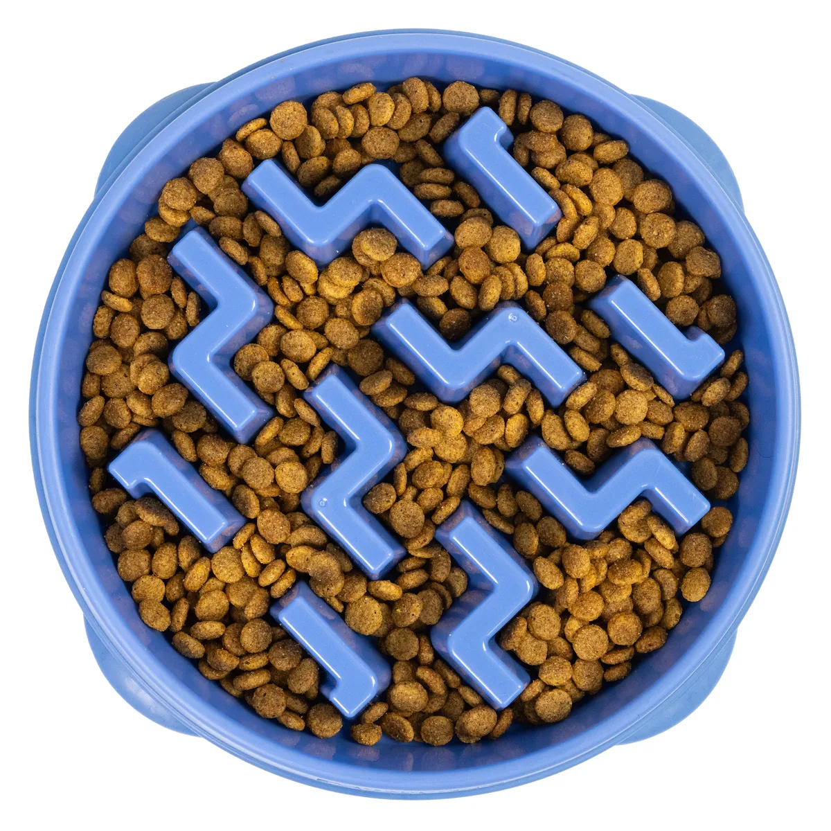 Outward Hound Fun Feeder Notch 慢食碗（藍／L）