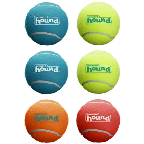 Outward Hound Squeaker Ballz – Multicolor, Small, 8-Pack