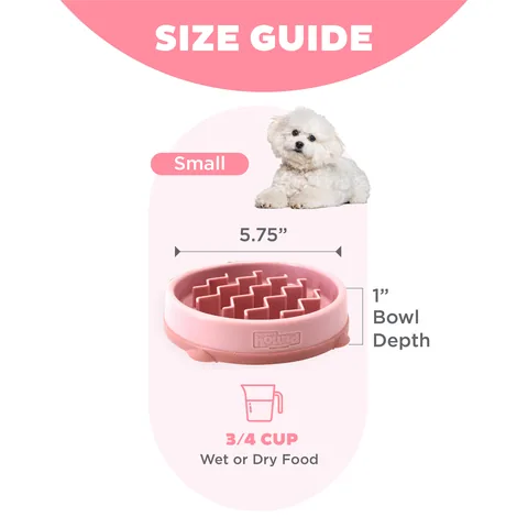 Outward Hound Fun Feeder Wave 慢食碗（粉／S） 5