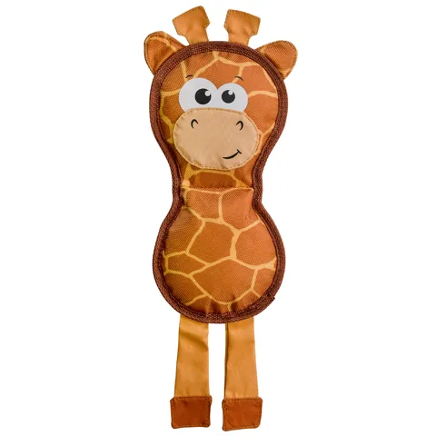 Outward Hound Fire Biterz Giraffe Dog Toy – Brown, Medium