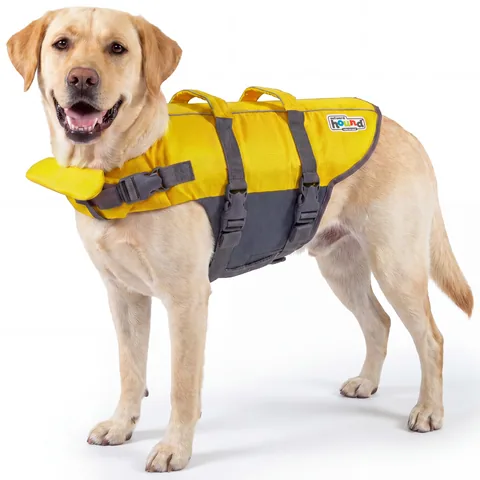Outward Hound Granby Splash Life Jacket – Yellow, Large